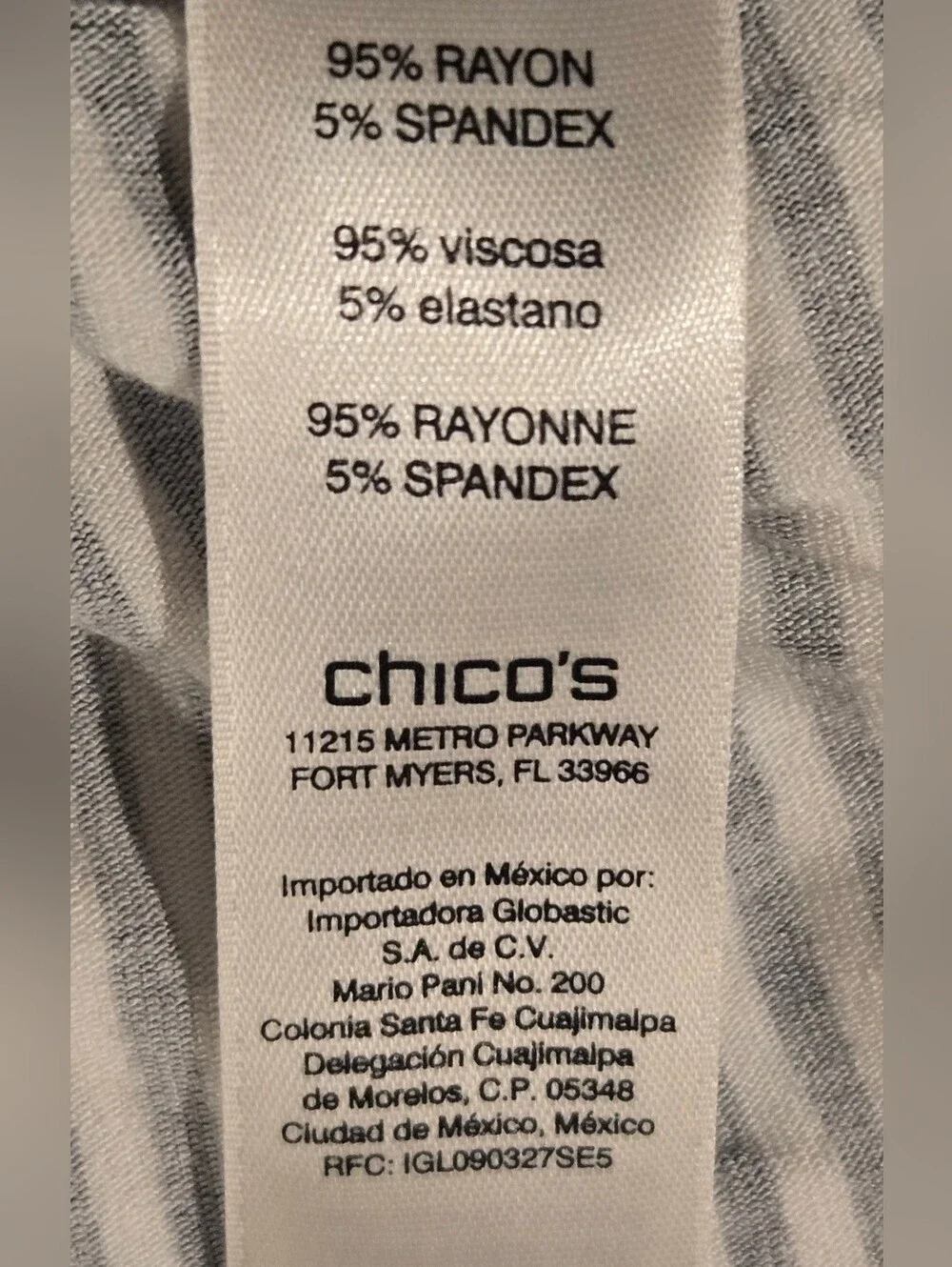 Chicos striped maxi